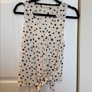 Lush Printed Work Blouse